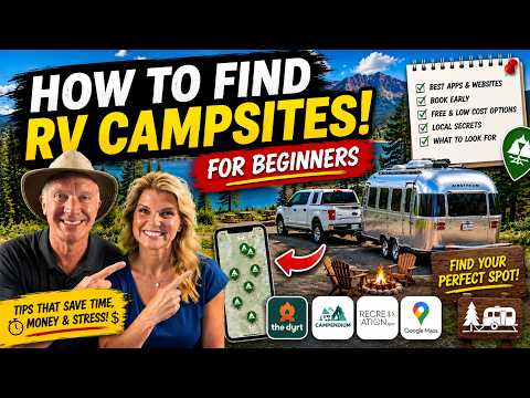 FOR BEGINNERS: How to Find RV Campsites!