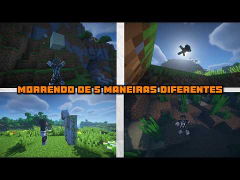 MORRENDO DAS FORMAS MAIS SUBESTIMADAS DO MINECRAFT