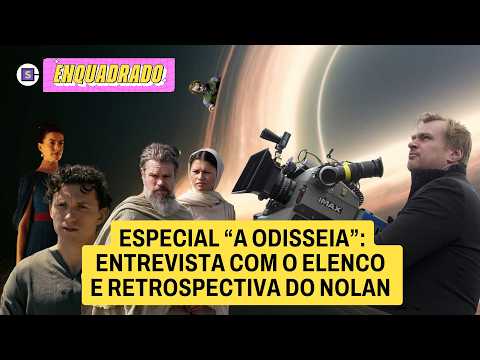 Especial “A Odisseia”: entrevistas com Zendaya, Tom Holland, Anne Hathaway, Nolan e mais