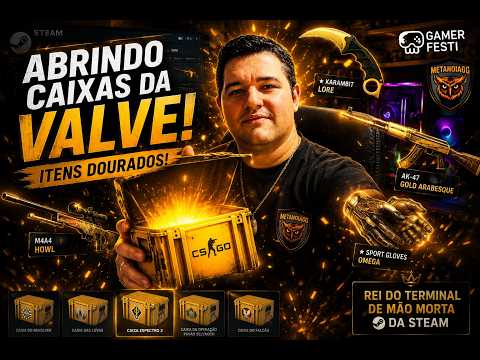 🔥ABRI 600x CAIXAS DA VALVE. R$ 11.000  #cs2